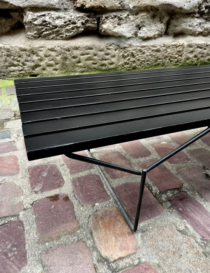 Banc Harry Bertoïa noir