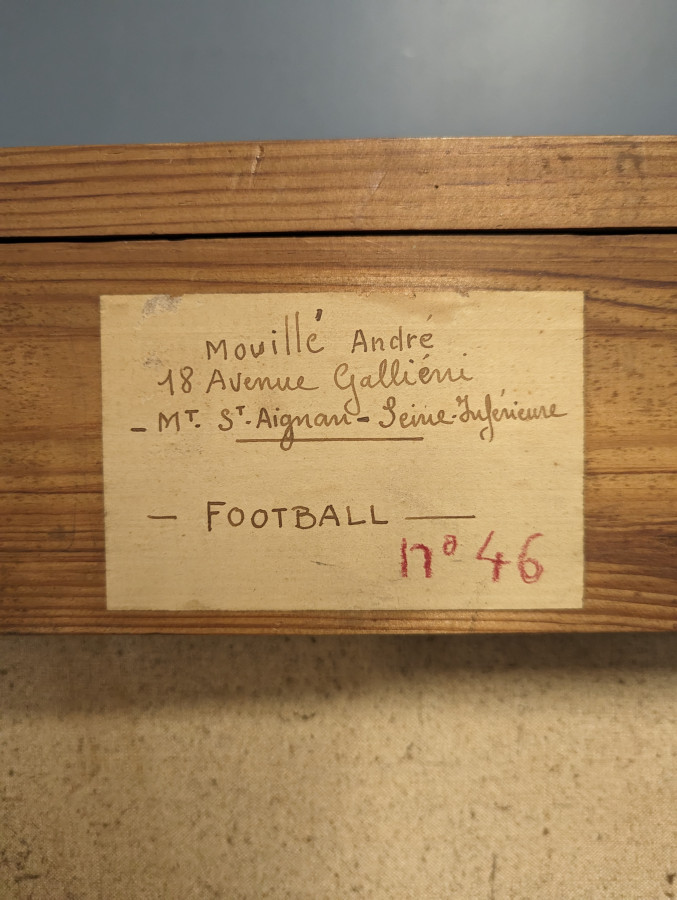 Grand tableau d'André Mouillé « les Footballeurs »