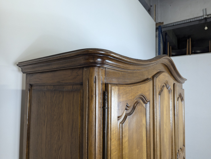 Armoire 3 porte néo rustique en chêne